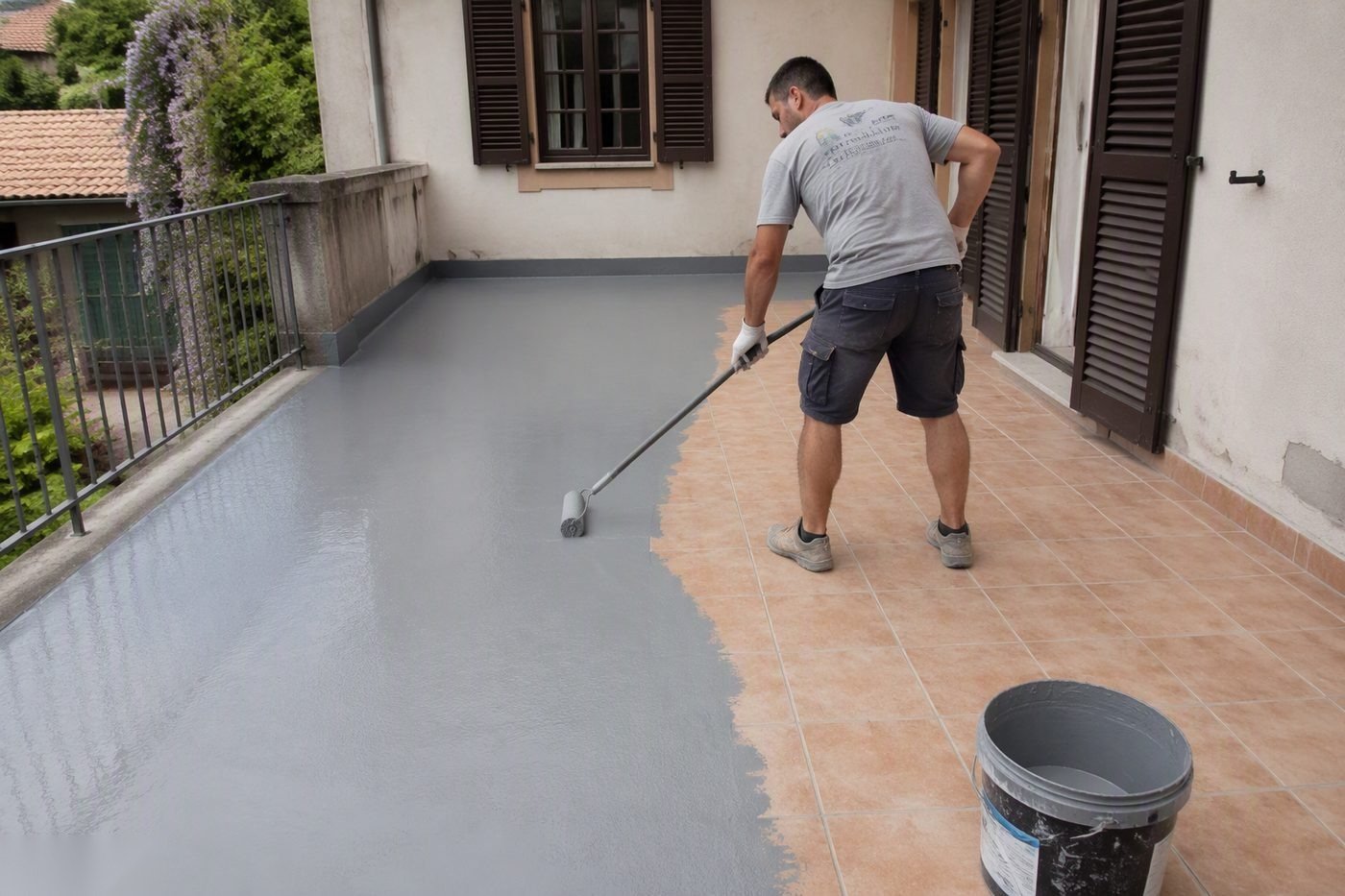 Impermeabilizzazione Terrazzo Senza Demolizione nel Vigevanese — intervento di Rifacimento Terrazzo Vigevano